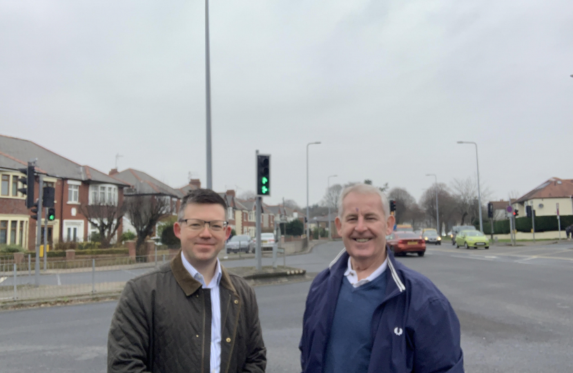 Llandaff Conservatives Sean Driscoll and Matt Smith